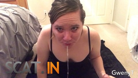 GwenyT - Pathetic Gwen, Punching Face and Vomiting (FullHD 1080p)