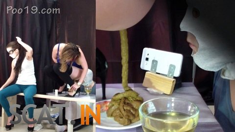 MilanaSmelly - 2 mistresses cooked a delicious shit breakfast for a slave (FullHD 1080p)