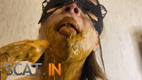 p00girl - Poop, fuck in mouth and feel sick, smear (FullHD 1080p)