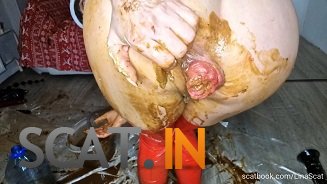 ScatLina - SHITTY SANTA 2025 with 22 loads of shit PART 4 (FullHD 1080p)